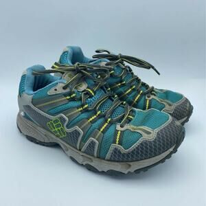 Columbia Womens Talus Ridge Trail Running Shoes Gray BL2484-322 Lace Up 7M